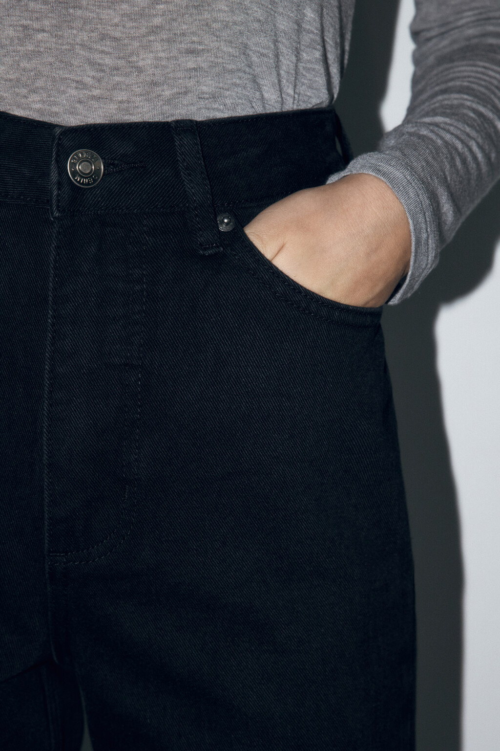 Джинсы mom fit с высокой посадкой - цвет черный - 7