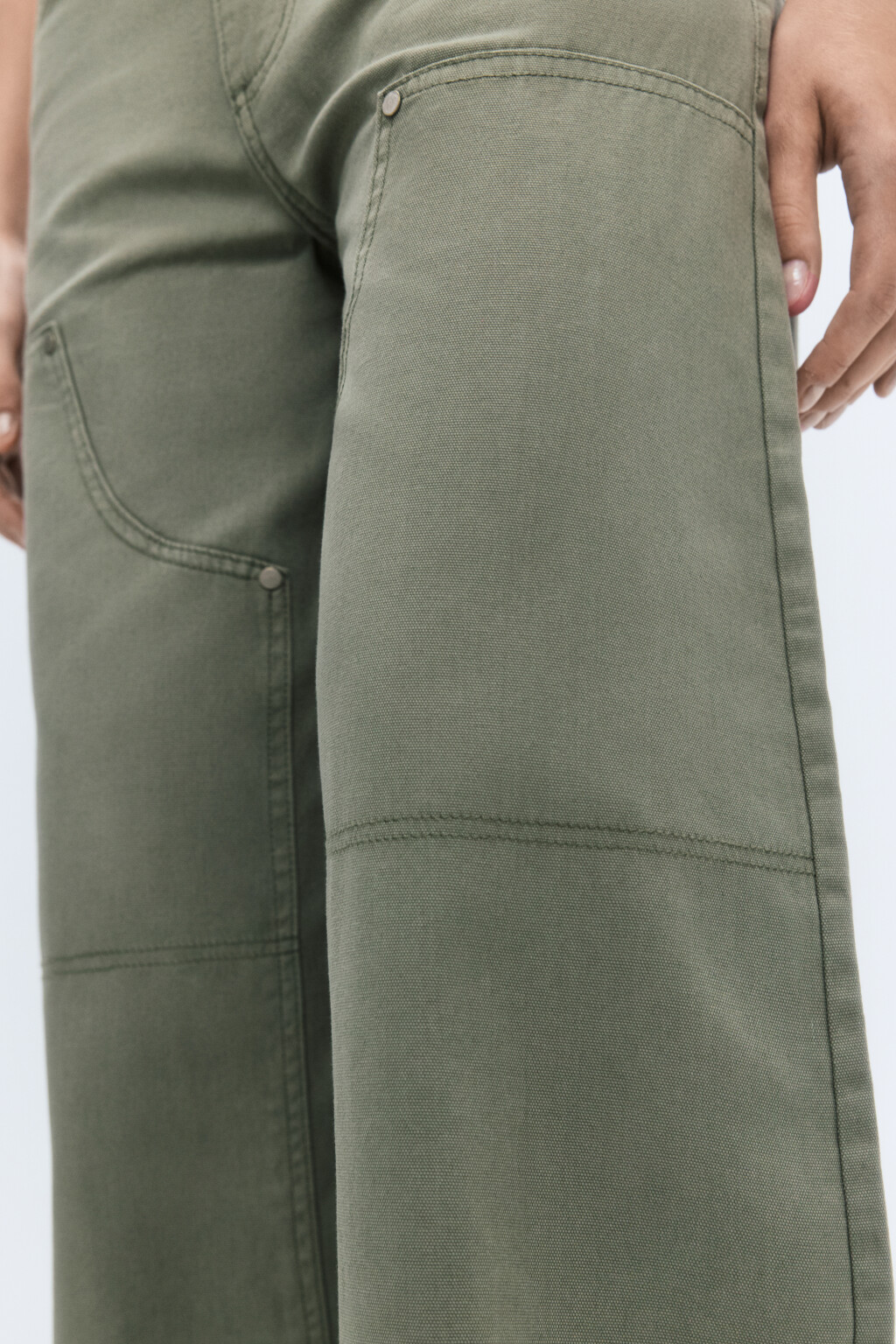 Джинсы barrel fit с низкой посадкой - цвет зеленый - 7