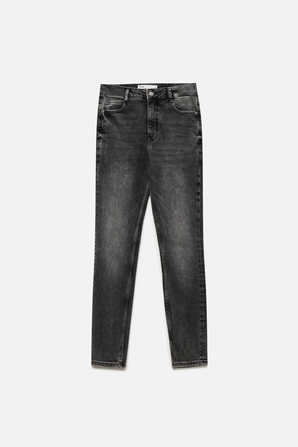 Джинсы skinny fit с высокой посадкой - цвет серый - 8