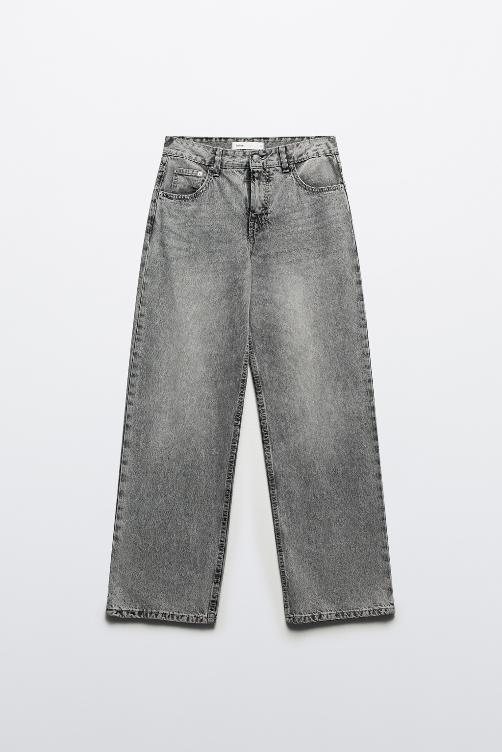 Джинсы прямые со средней посадкой - цвет серый - 8