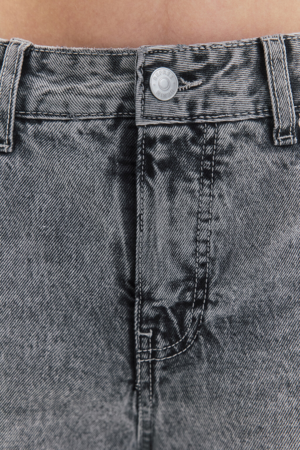 Джинсы прямые со средней посадкой - цвет серый - 6