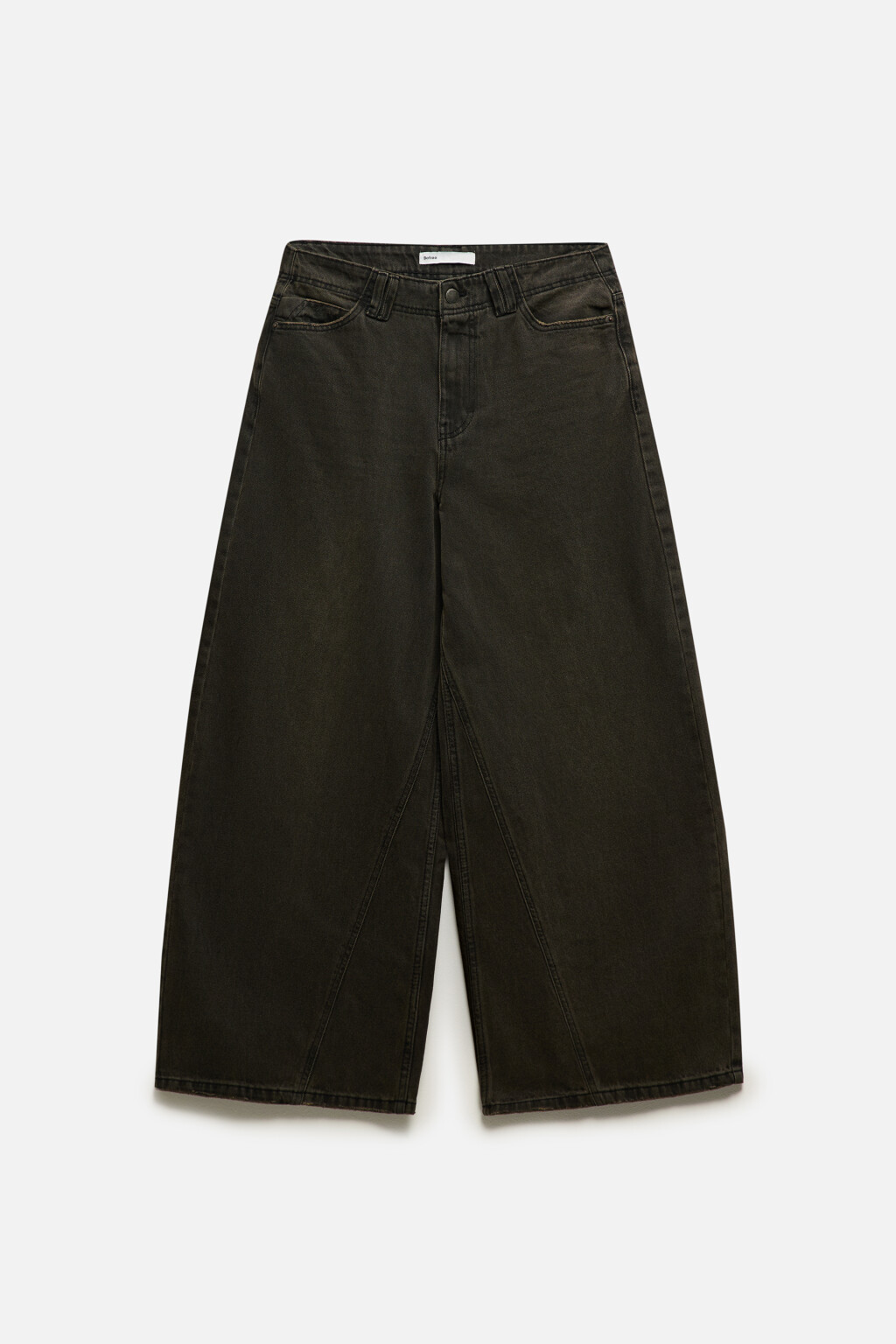 Джинсы baggy fit широкие со средней посадкой - цвет темный тинт - 10