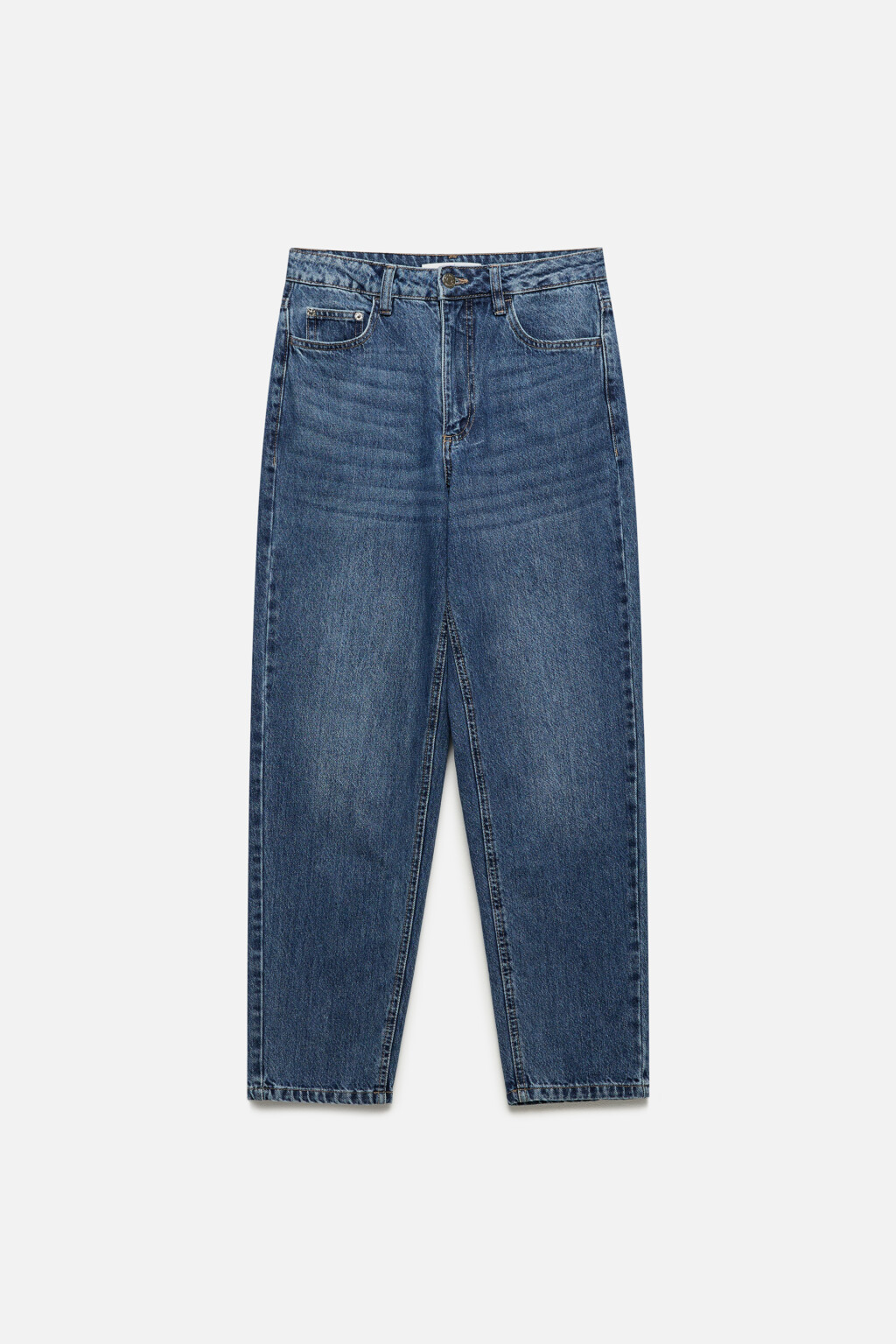 Джинсы mom fit с высокой посадкой - цвет голубой - 8
