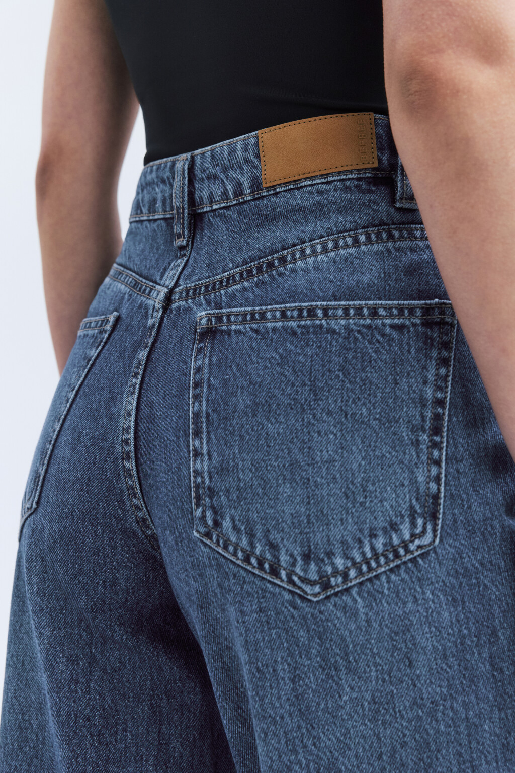 Джинсы mom fit с высокой посадкой - цвет голубой - 6