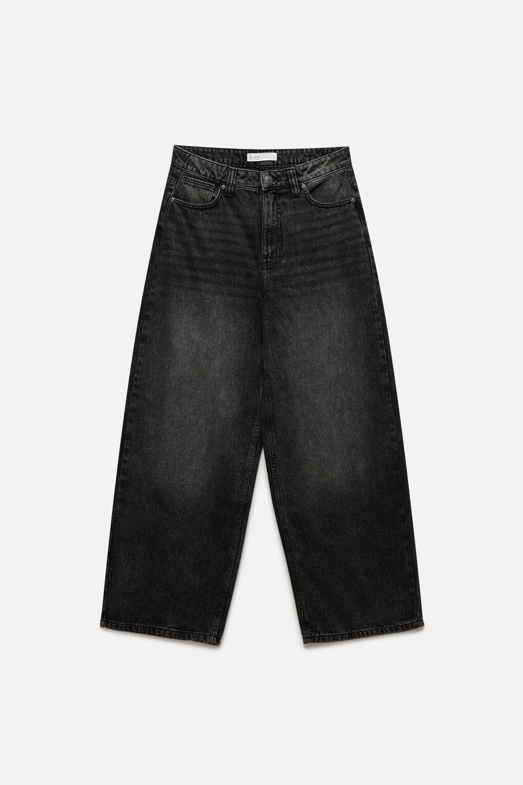 Джинсы багги широкие с низкой посадкой - цвет серый - 10