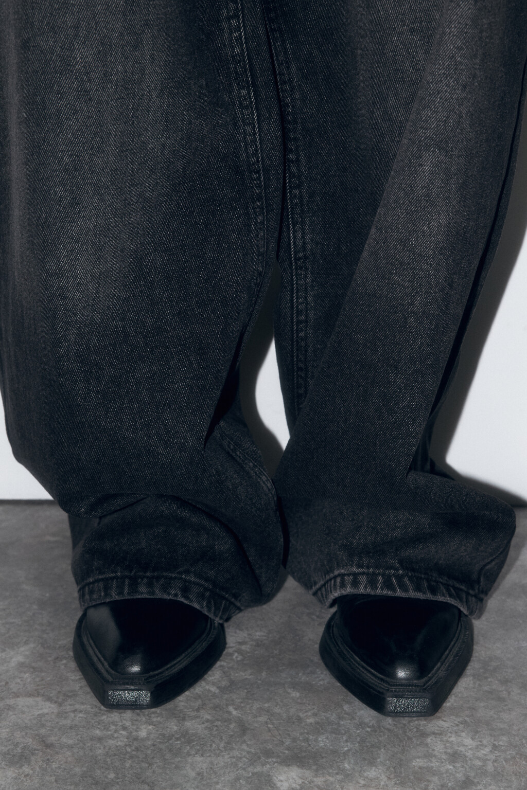 Джинсы багги широкие с низкой посадкой - цвет серый - 7