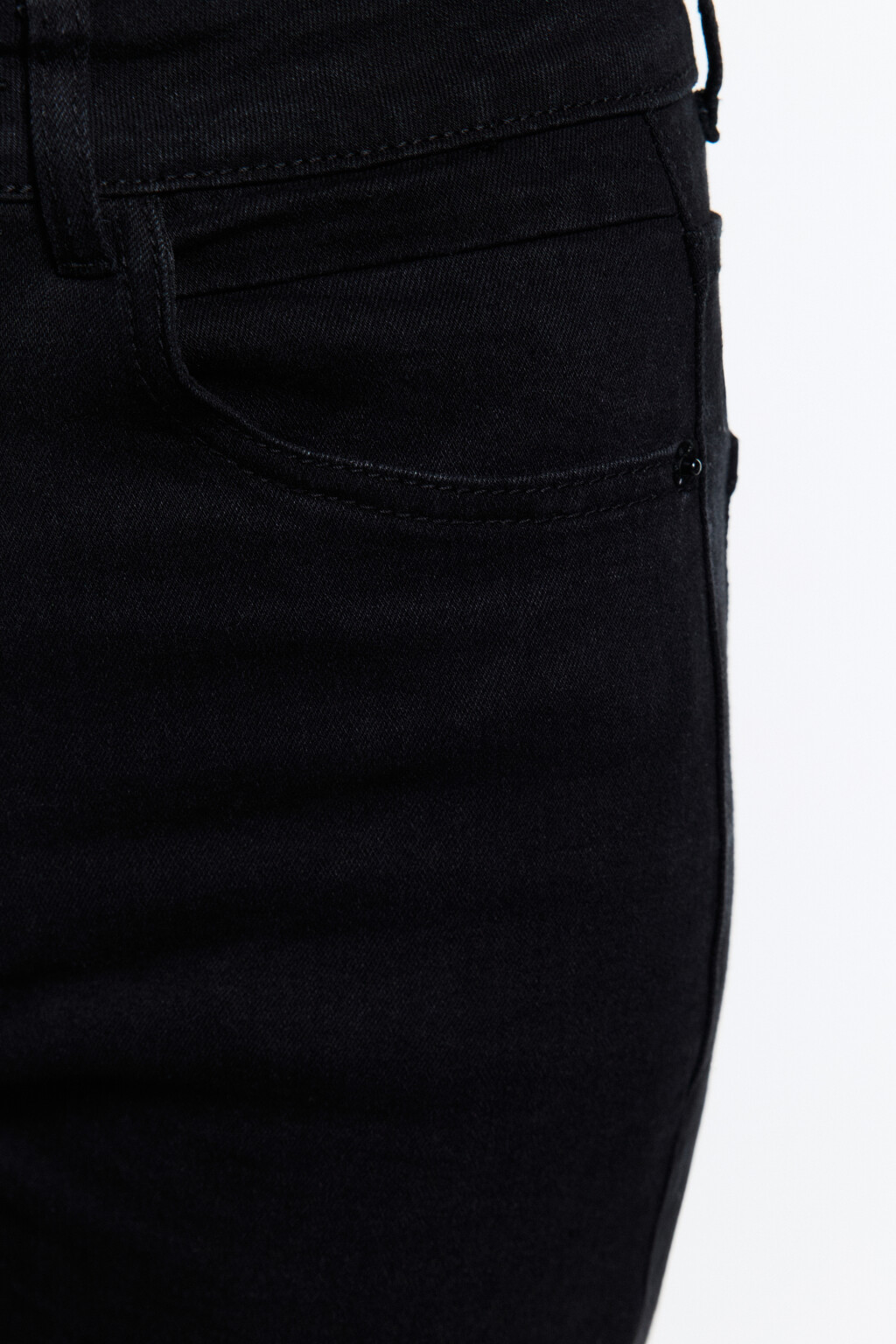 Джинсы клеш с высокой посадкой - цвет черный - 7