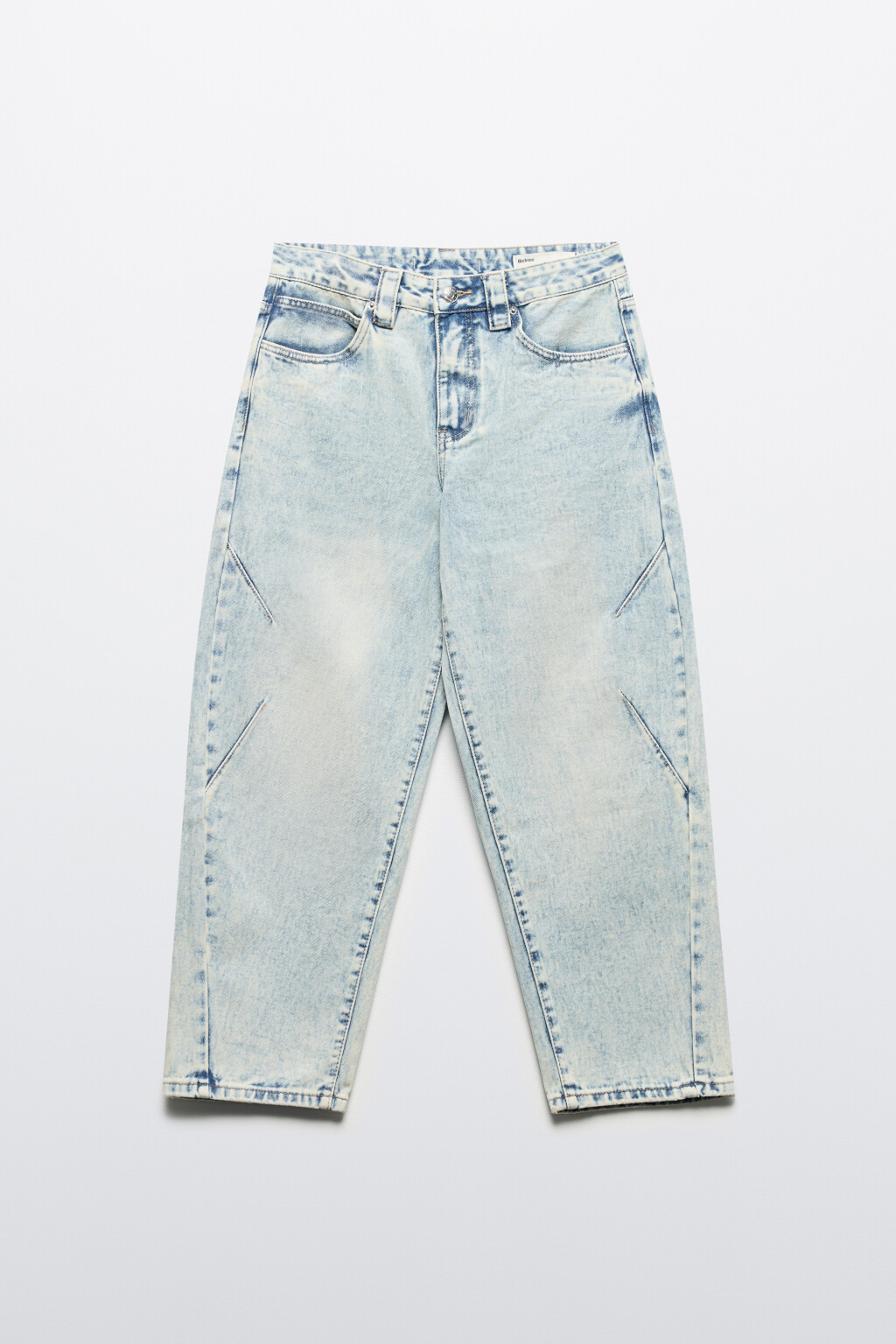 Джинсы barrel fit со средней посадкой - цвет синий - 8