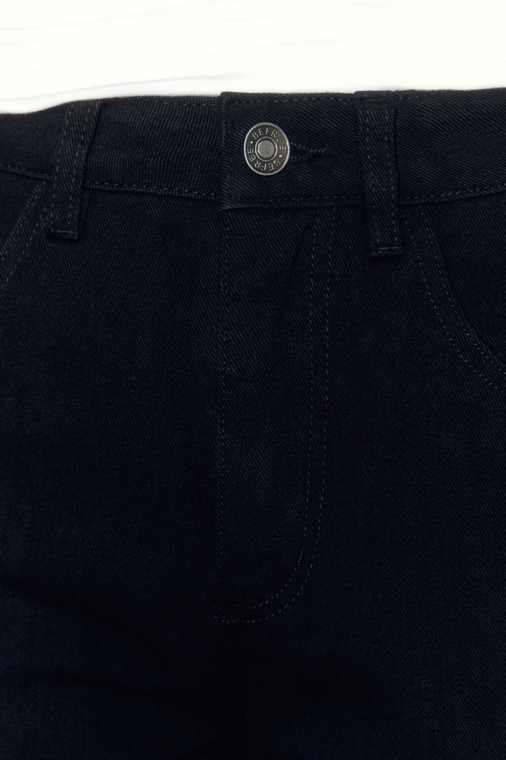 Джинсы cargo fit широкие с высокой посадкой - цвет черный - 6