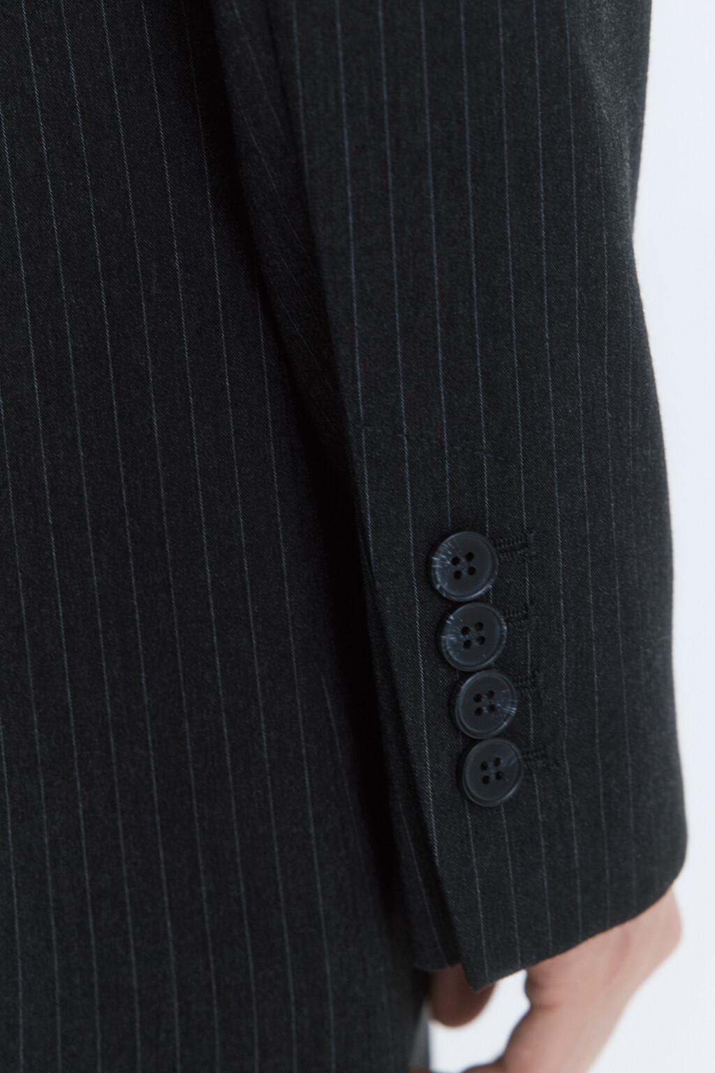 Пиджак однобортный в полоску - цвет серый - 8