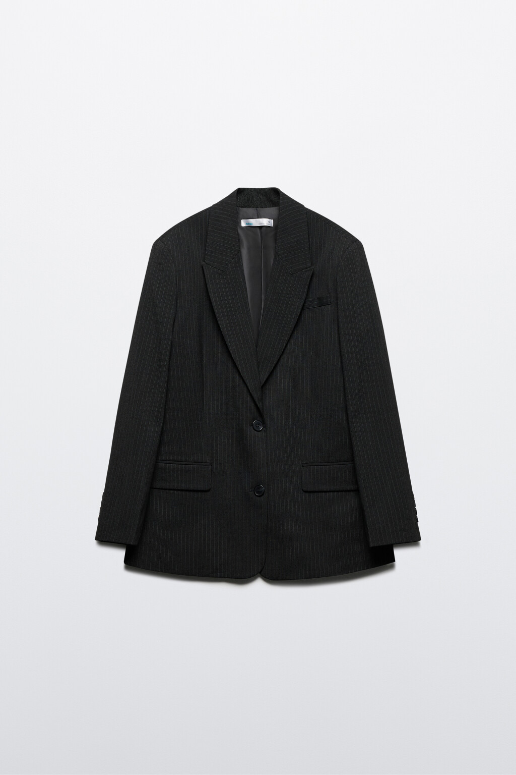 Пиджак однобортный в полоску - цвет серый - 13