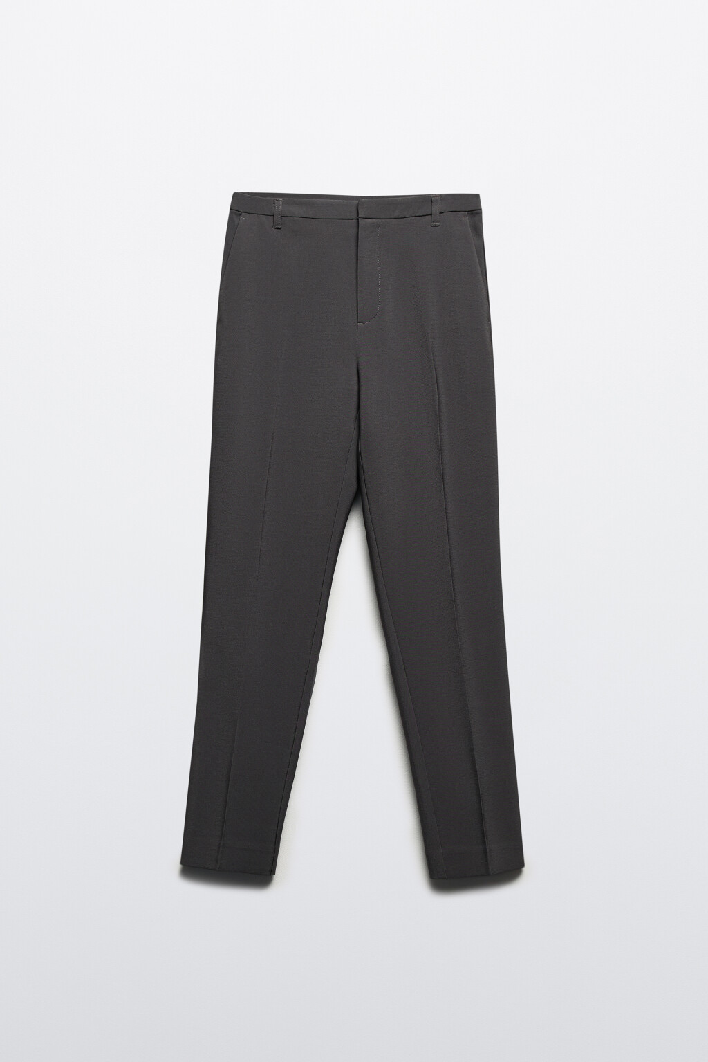 Брюки облегающие с высокой посадкой - цвет серый - 8