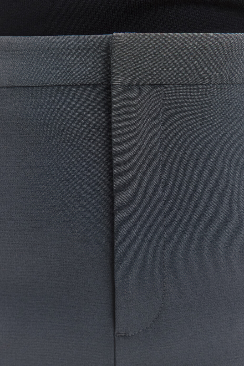 Брюки облегающие с высокой посадкой - цвет серый - 6