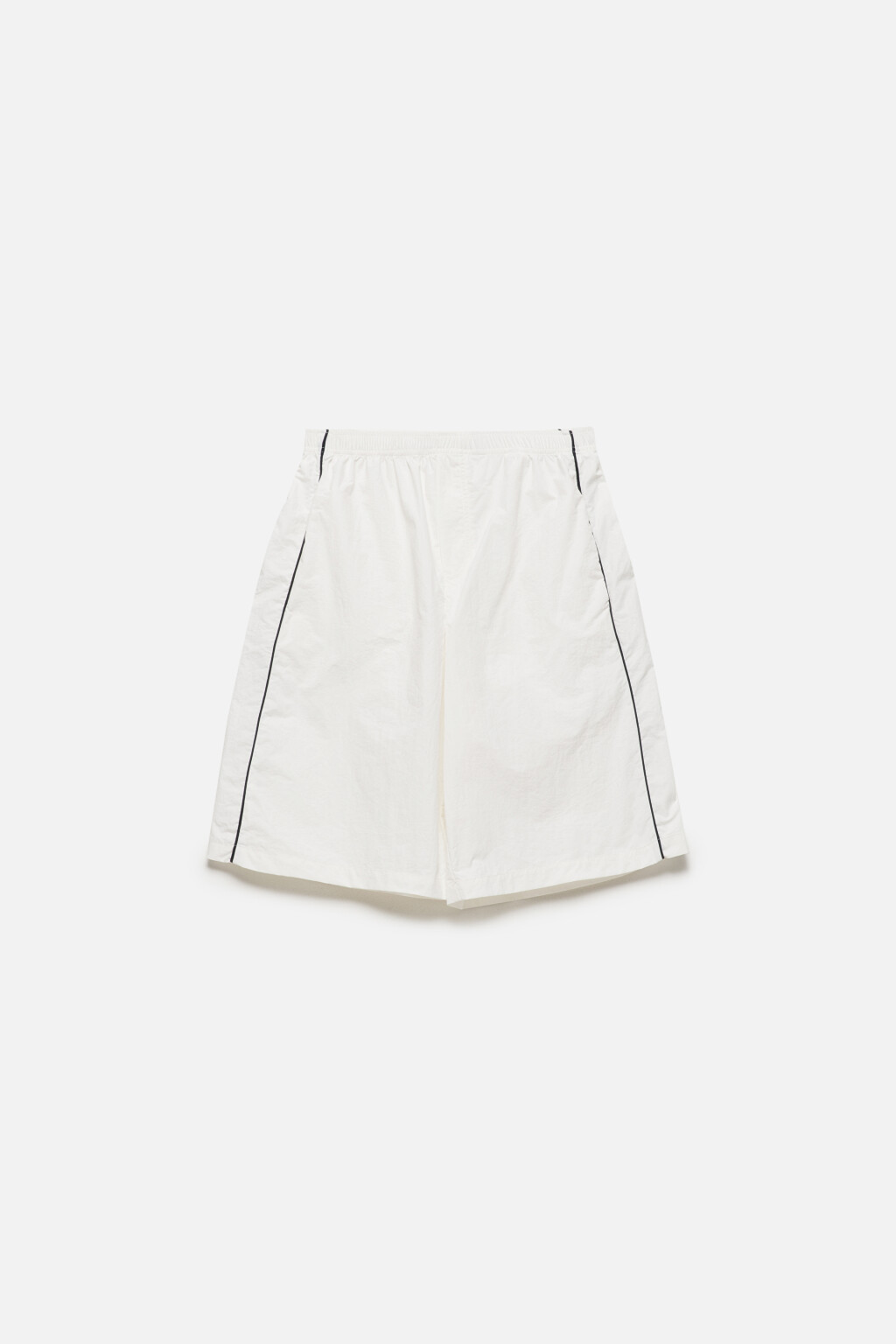 Шорты спортивные с лампасами - цвет белый - 10