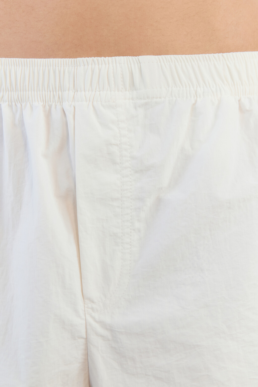 Шорты спортивные с лампасами - цвет белый - 7