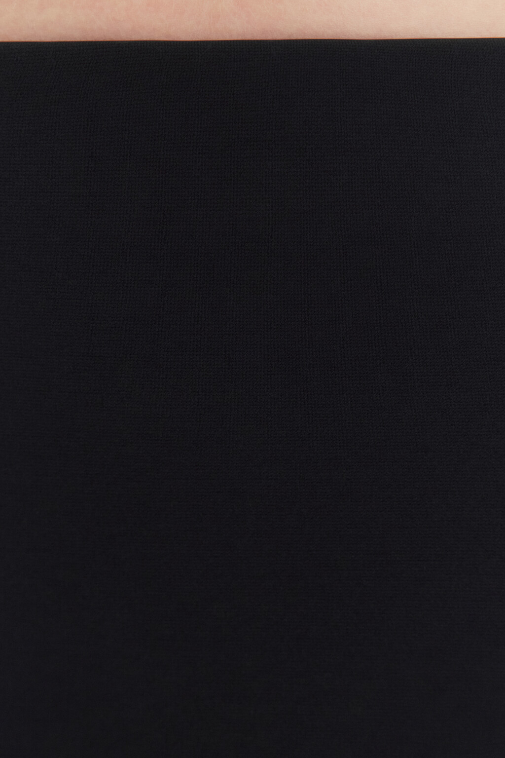 Юбка до колена облегающая с разрезом - цвет черный - 6