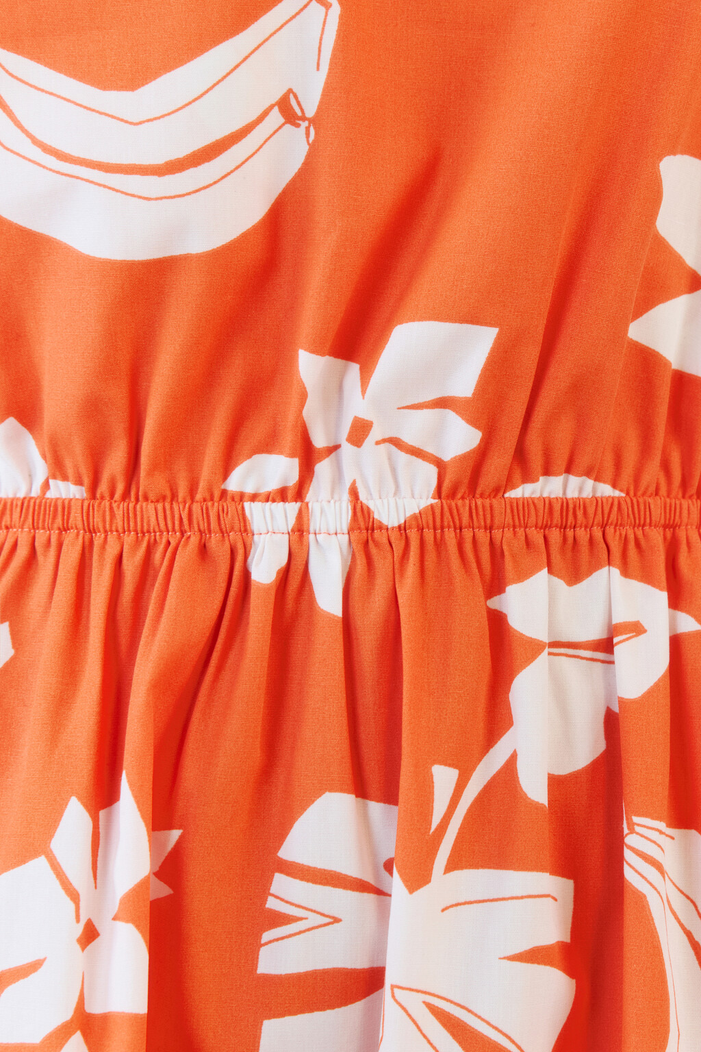 Платье-сарафан на тонких бретельках с принтом - цвет красный - 7