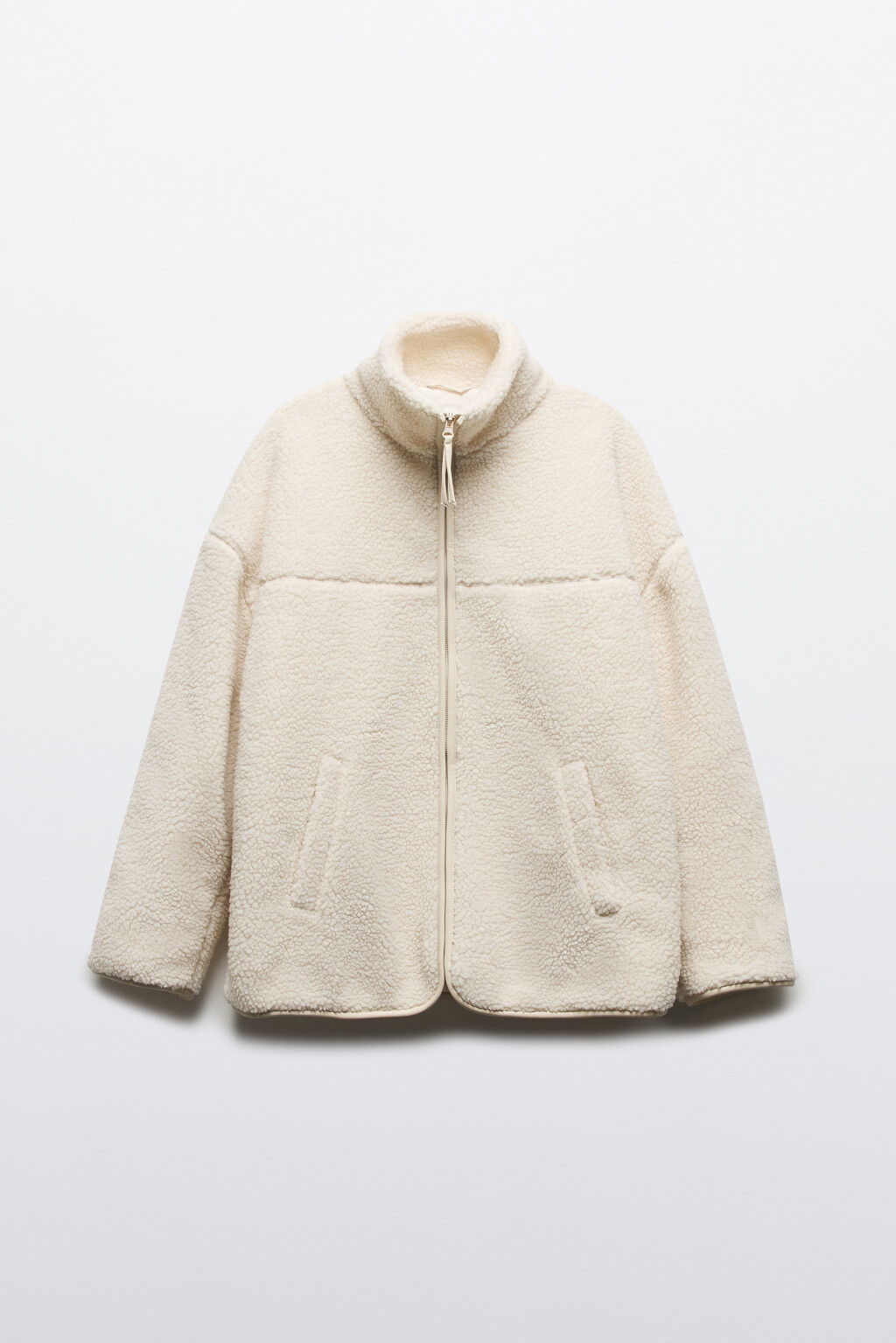 Куртка из искусственного меха с утеплением - цвет молочный - 9