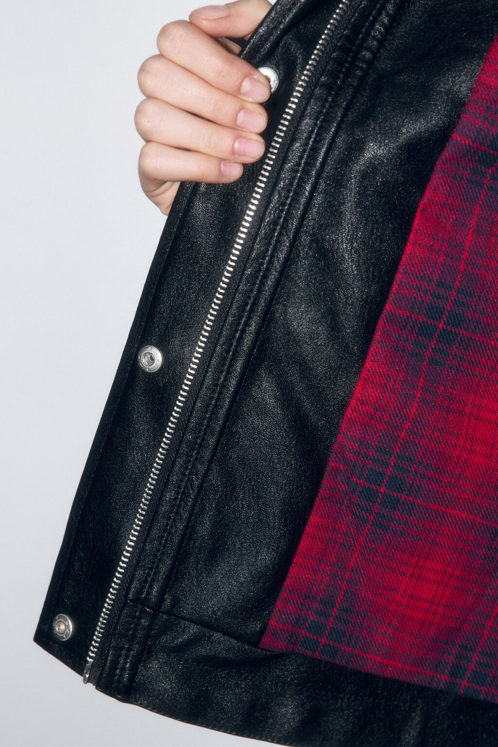 Куртка-рубашка с вельветовым воротником - цвет черный - 9