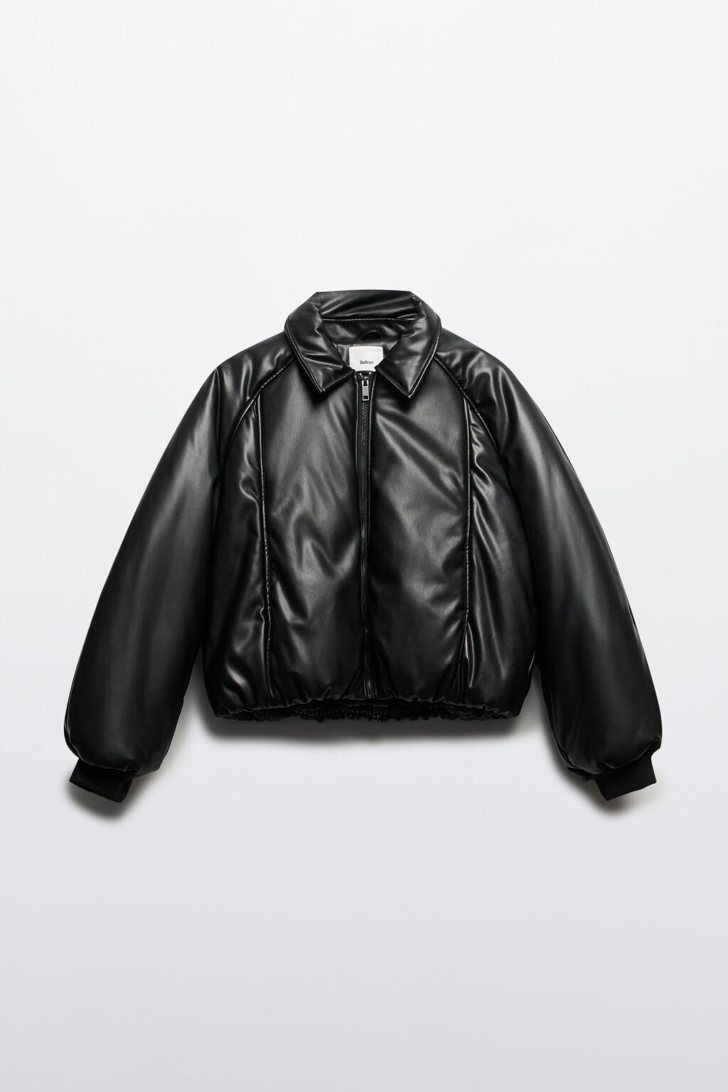 Куртка oversize из искусственной кожи - цвет черный - 9