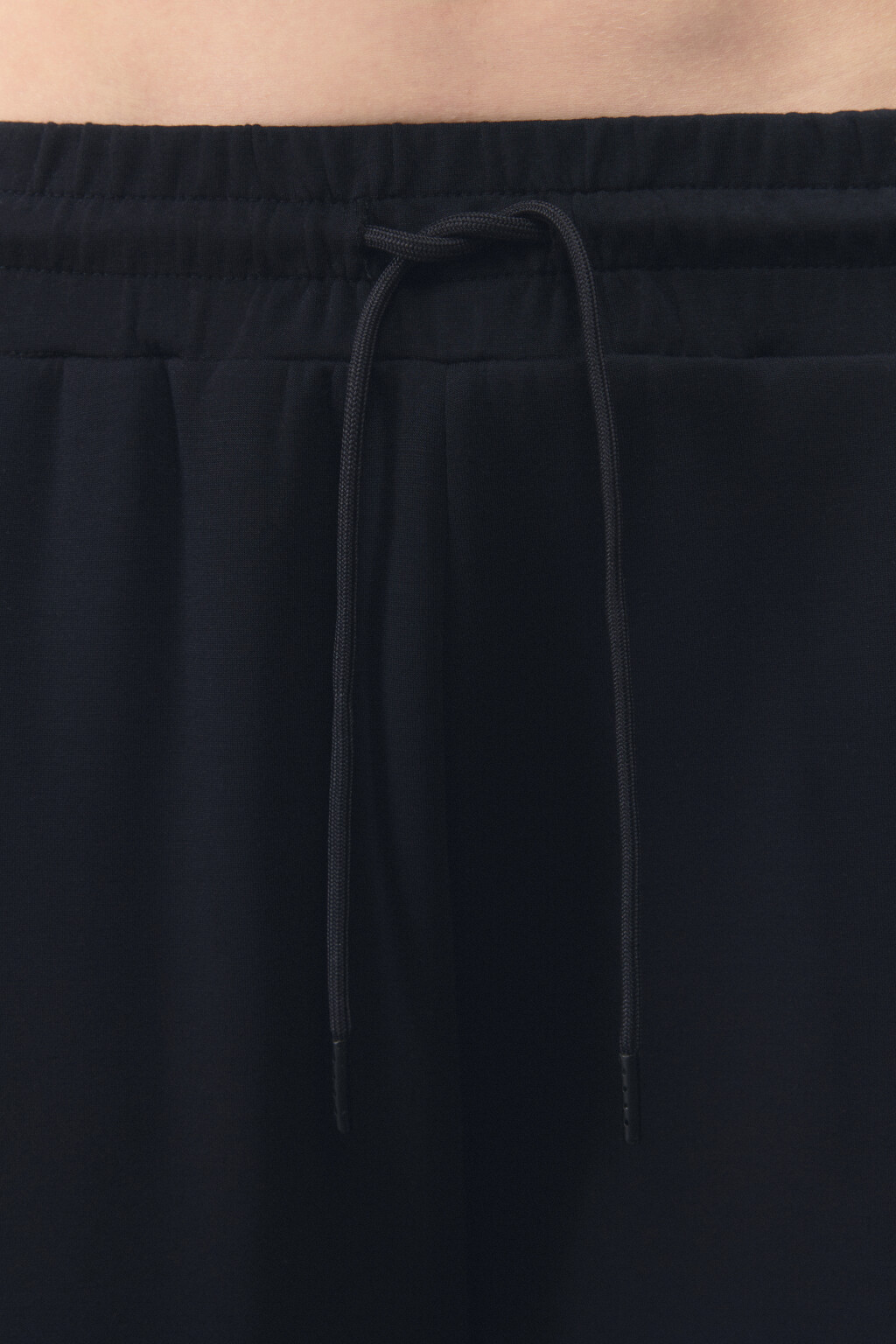 Брюки-джоггеры спортивные с поясом на завязках - цвет черный - 6