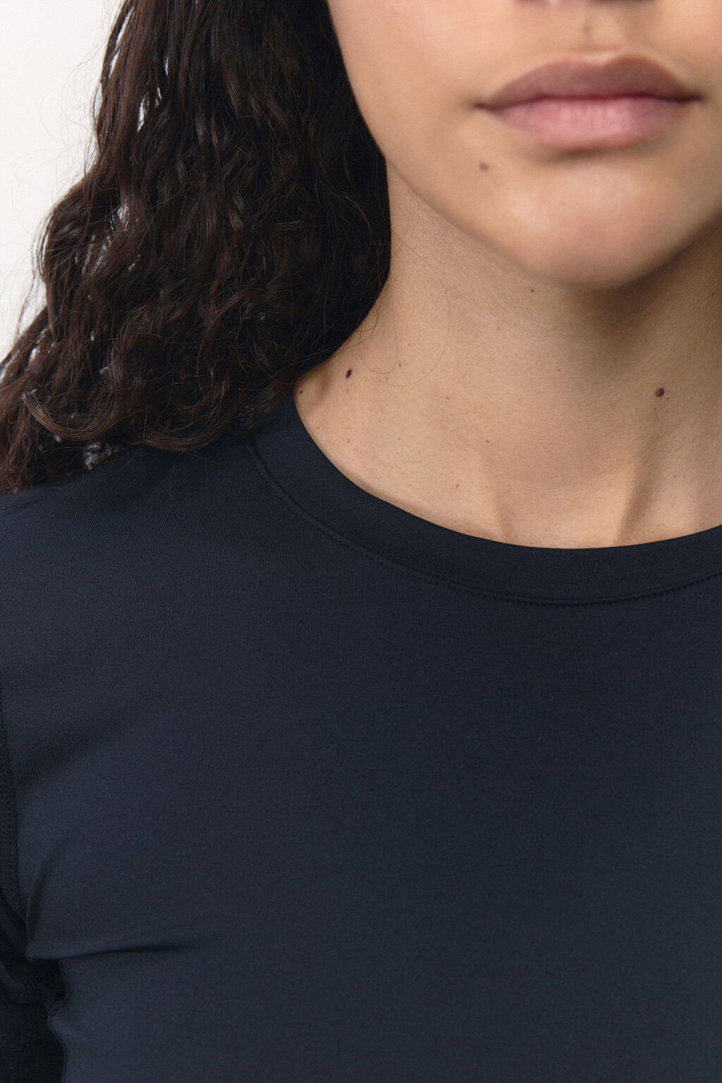 Футболка спортивная из эластичной ткани - цвет черный - 7