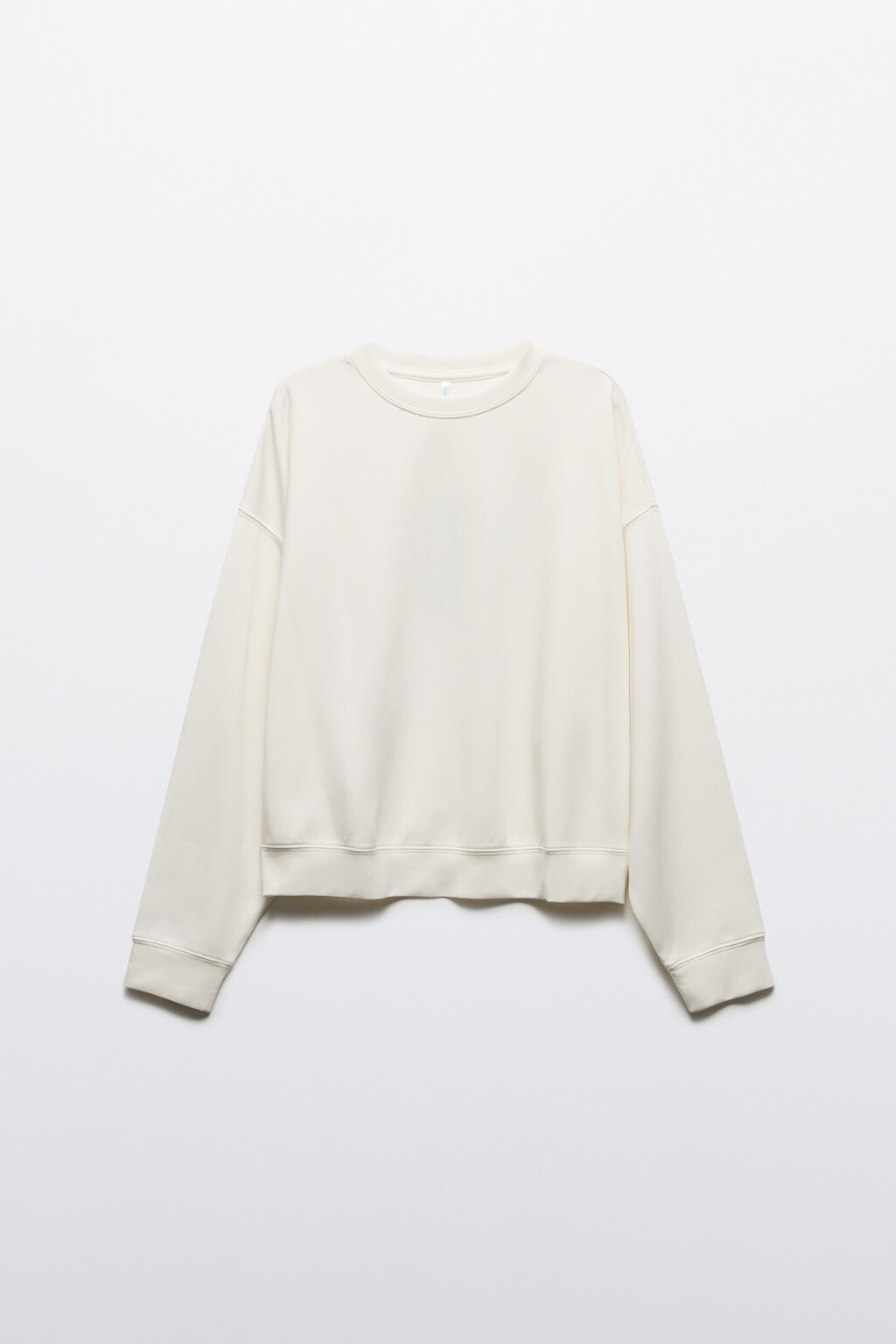 Свитшот oversize спортивный из модала - цвет ванильный - 8
