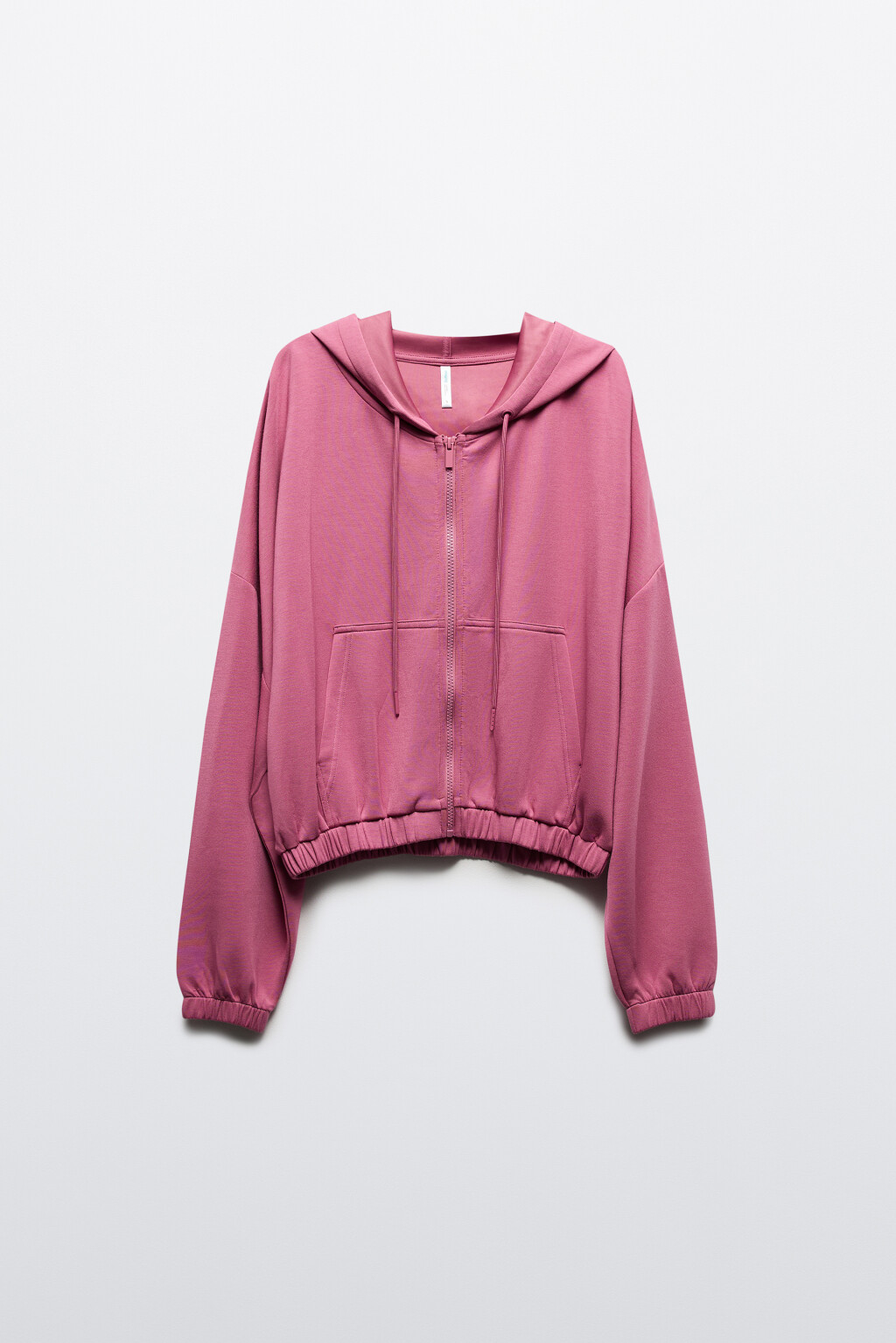 Худи oversize спортивная с капюшоном - цвет розовый - 8