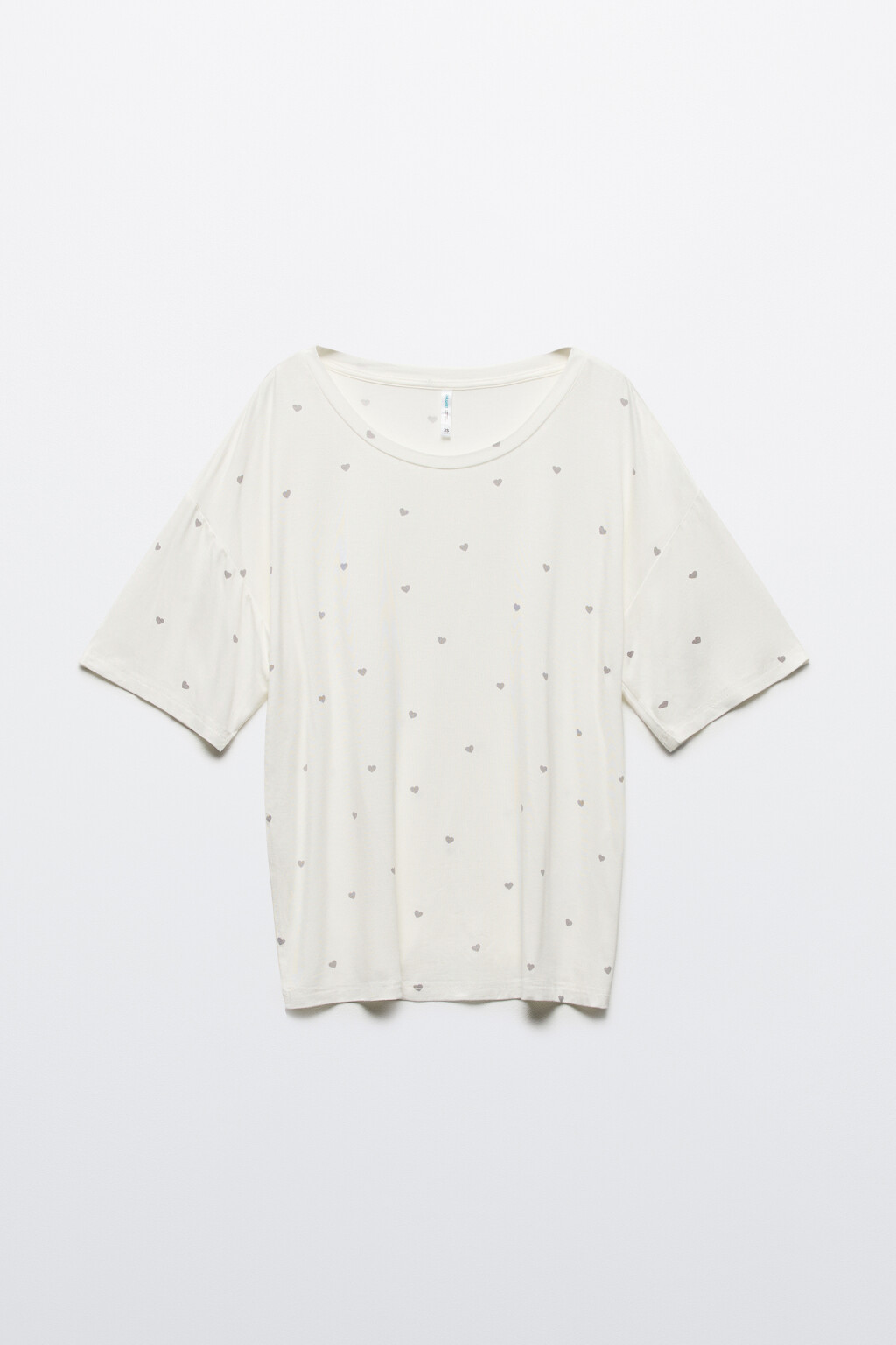 Футболка пижамная из вискозы - цвет бежевый - 8