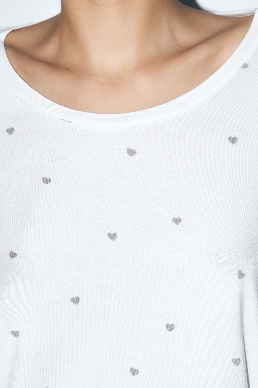 Футболка пижамная из вискозы - цвет бежевый - 7