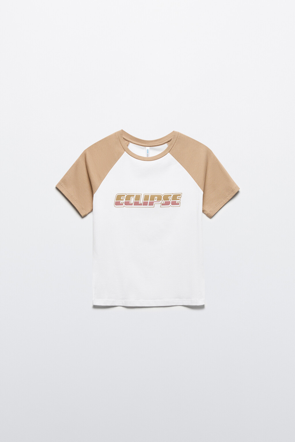 Футболка-топ облегающая с принтом - цвет бежевый - 8