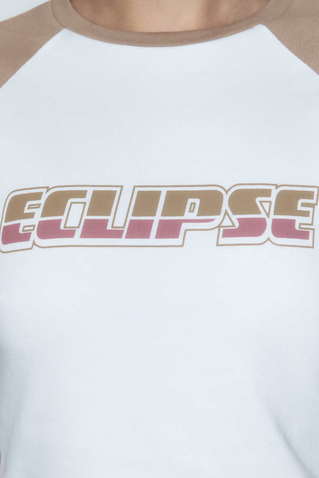 Футболка-топ облегающая с принтом - цвет бежевый - 6