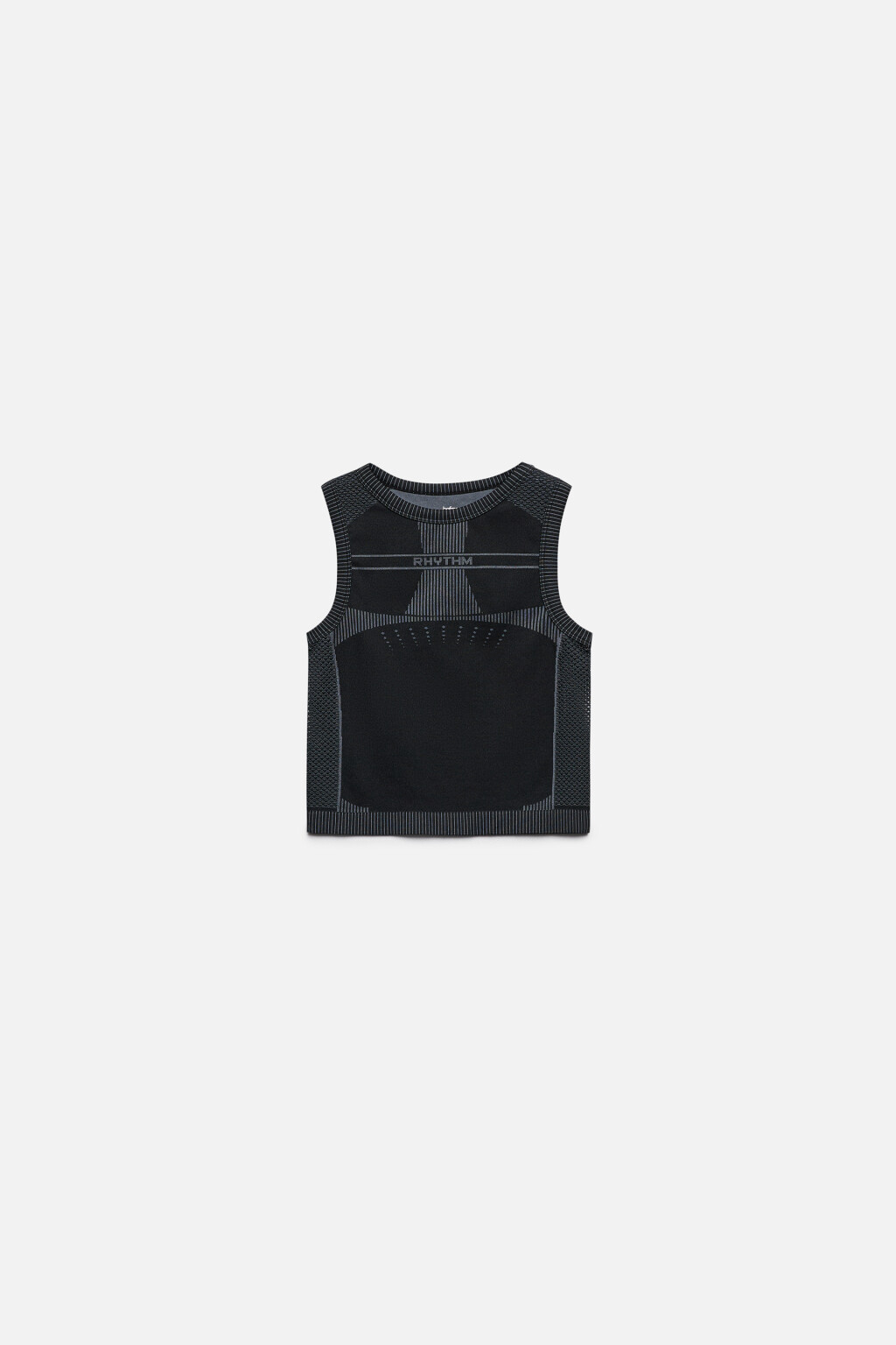 Майка спортивная облегающая с принтом - цвет черный - 8