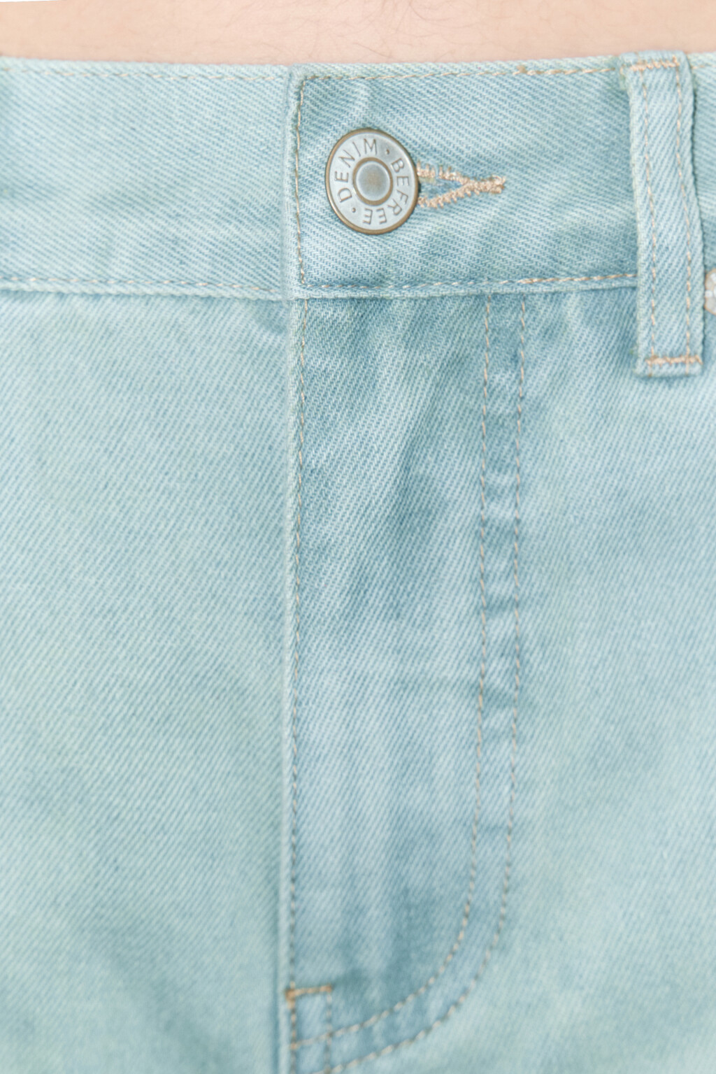 Джинсы baggy fit широкие с лампасами - цвет синий - 7