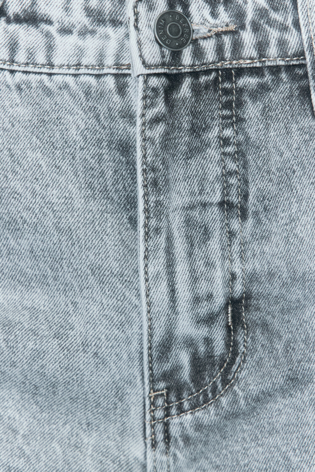 Джинсы багги удлиненные с низкой посадкой - цвет серый - 5