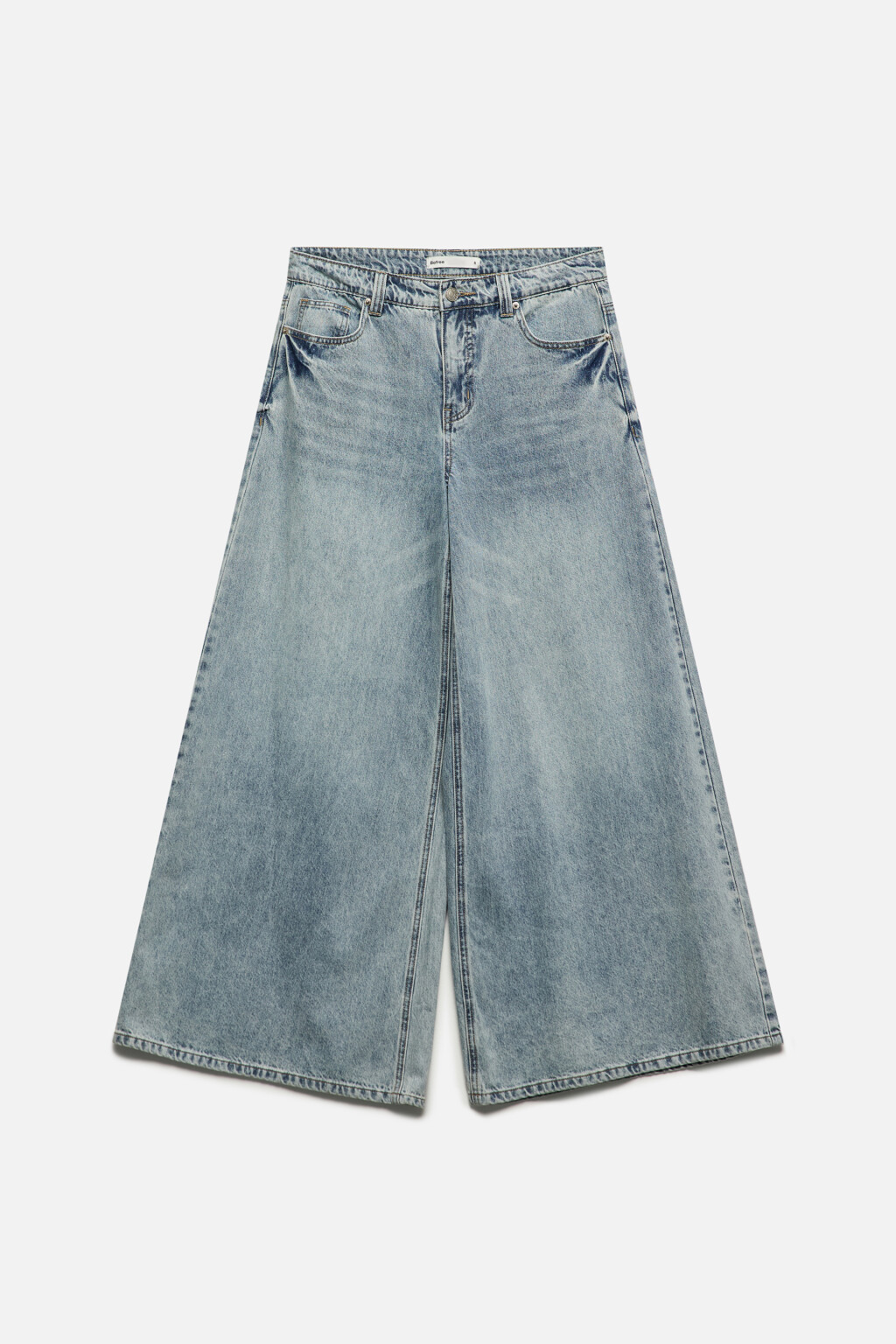Джинсы багги удлиненные с низкой посадкой - цвет синий - 8