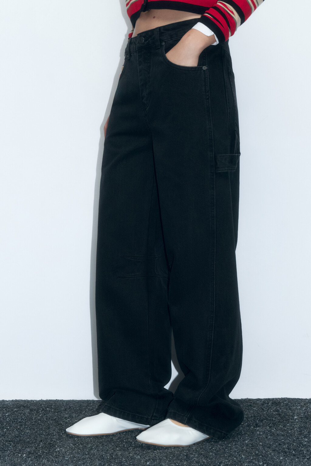 Джинсы carpenter fit с низкой посадкой - цвет черный - 3