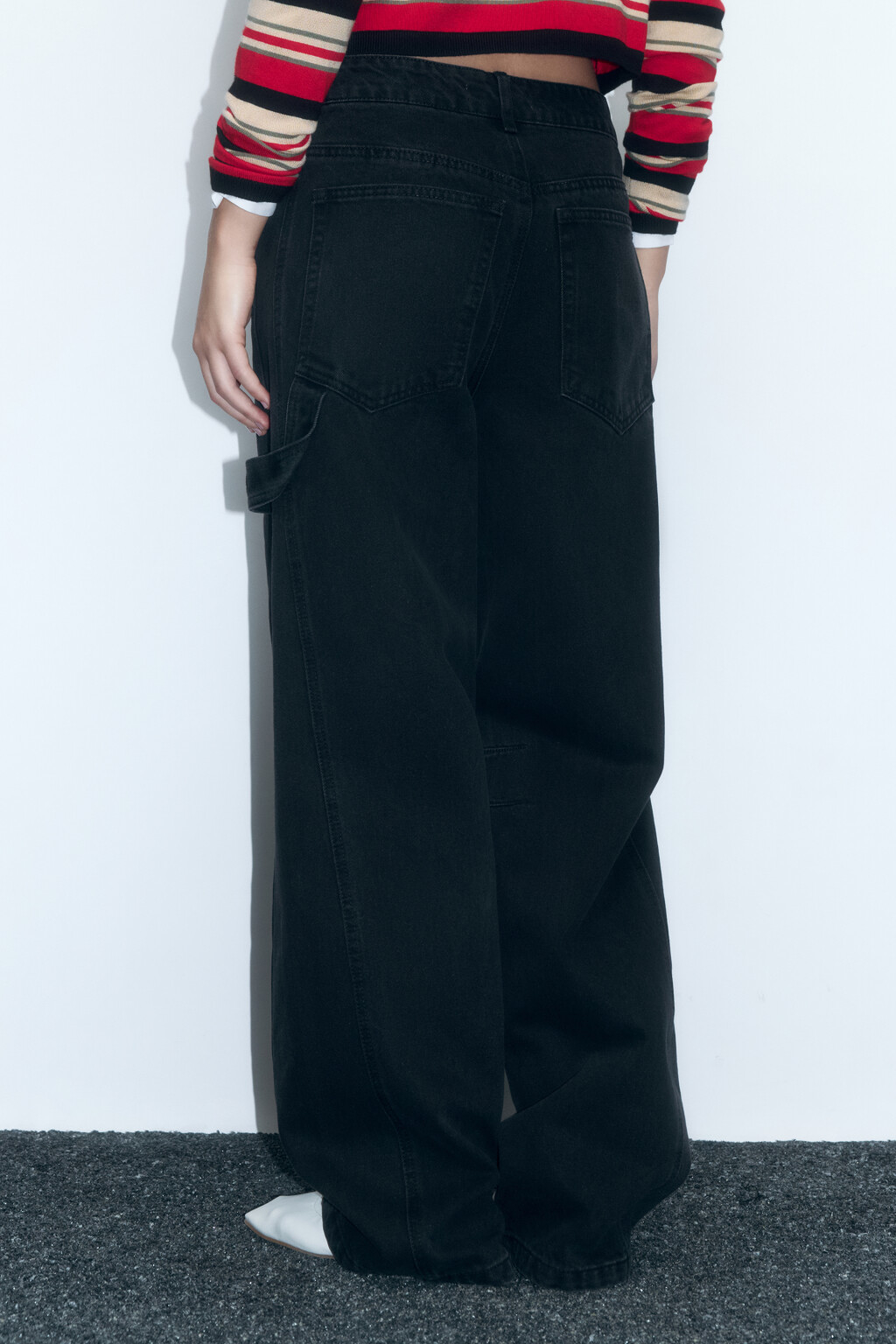 Джинсы carpenter fit с низкой посадкой - цвет черный - 4