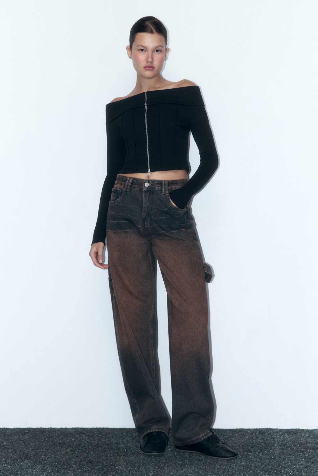 Джинсы carpenter fit со средней посадкой - цвет голубой - 1