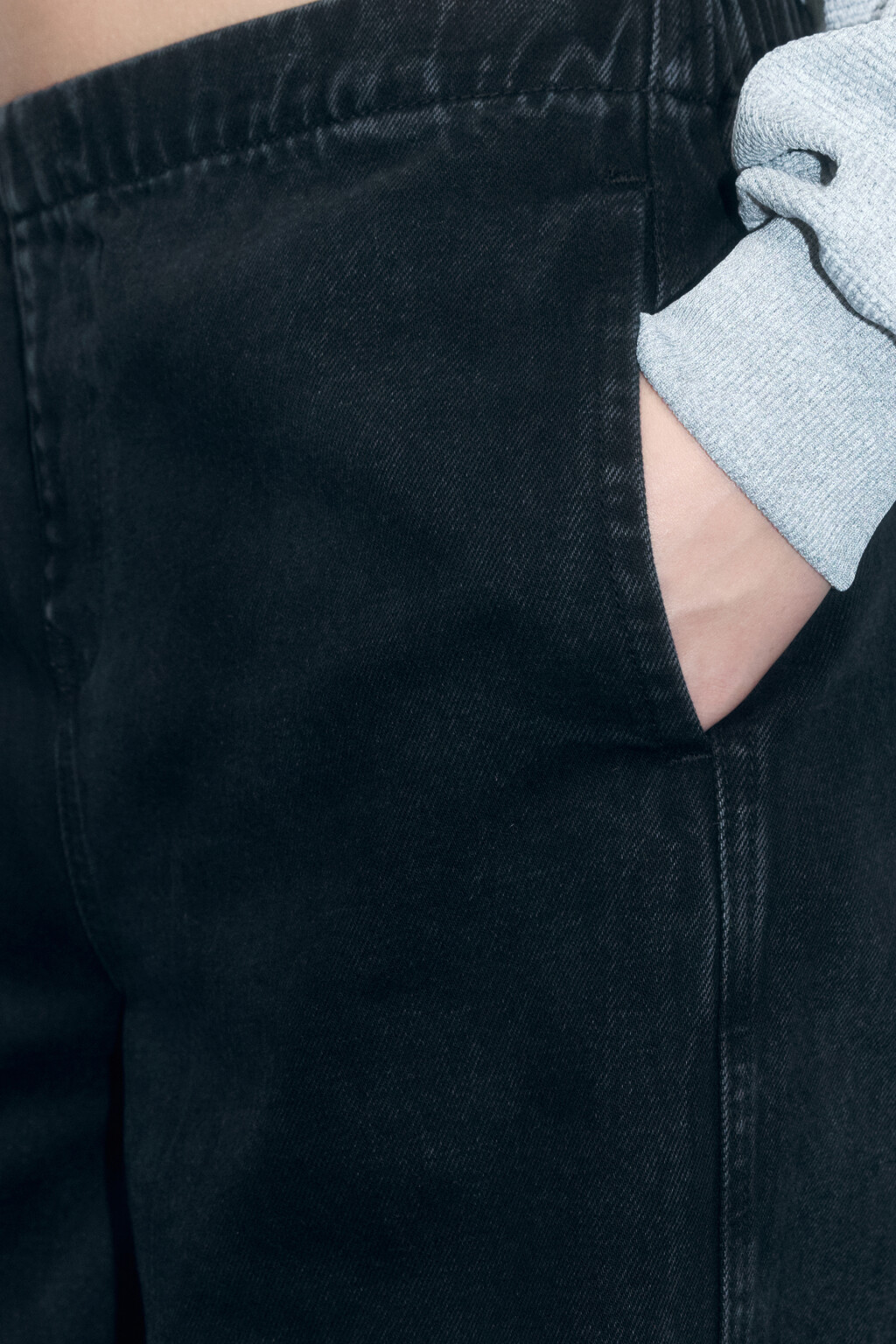 Джинсы baggy fit с низкой посадкой - цвет серый - 7