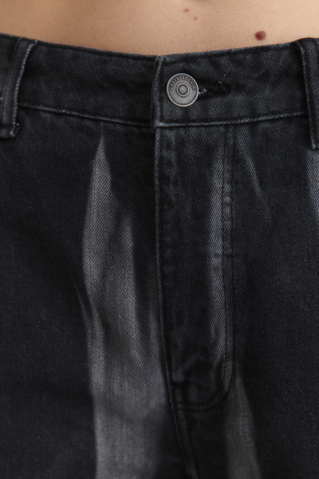 Джинсы baggy fit со средней посадкой - цвет черный - 6