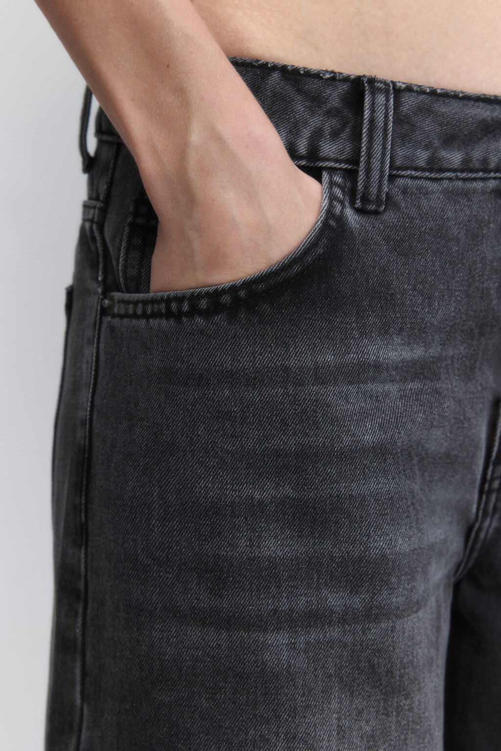 Джинсы baggy fit с низкой посадкой - цвет серый - 7