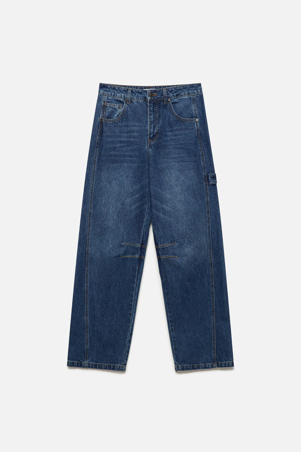 Джинсы carpenter fit с низкой посадкой - цвет голубой - 8