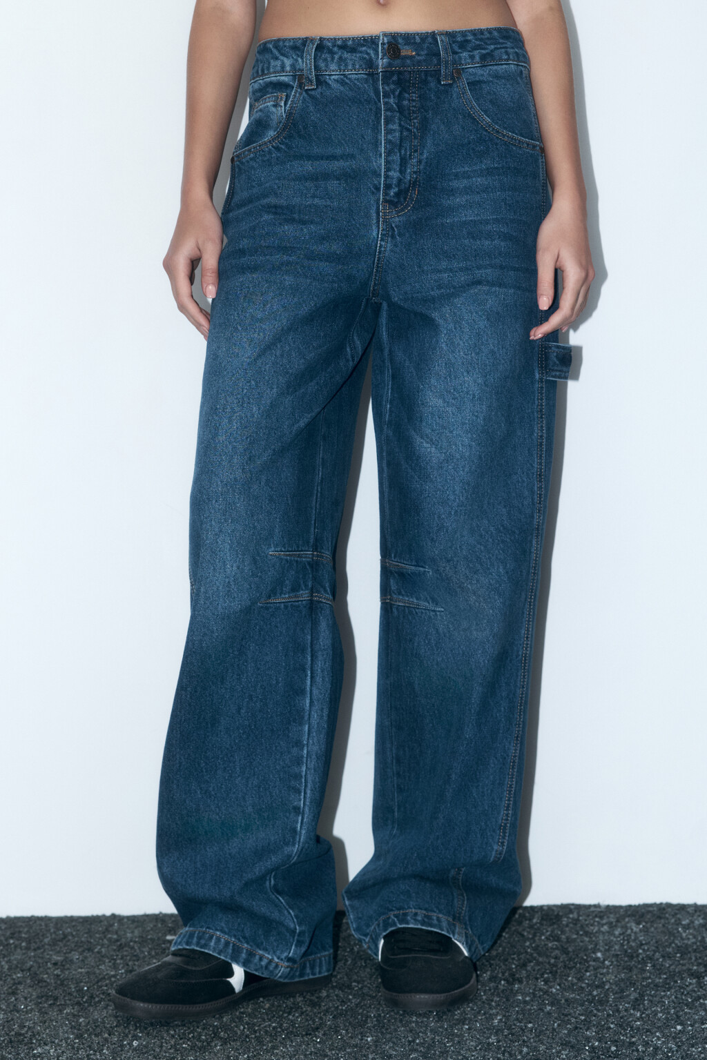 Джинсы carpenter fit с низкой посадкой - цвет голубой - 2