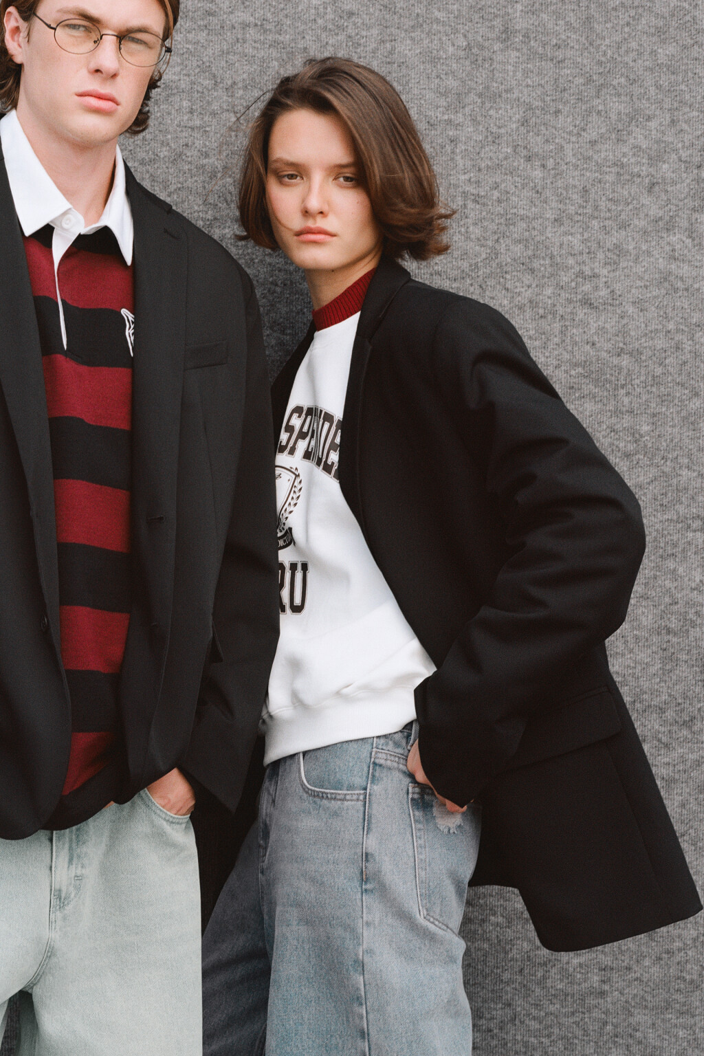 Пиджак классический однобортный - цвет черный - 9