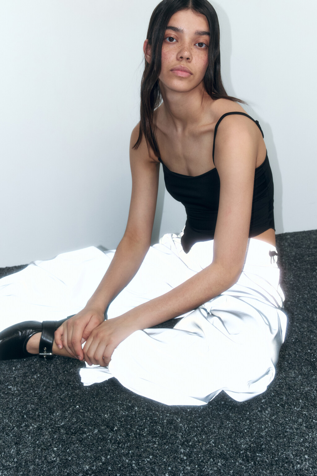 Брюки-парашюты со светоотражающим эффектом - цвет серый - 1