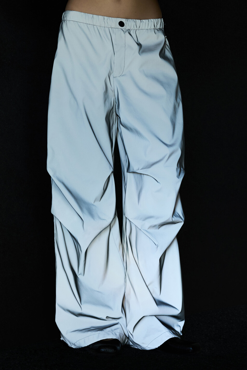 Брюки-парашюты со светоотражающим эффектом - цвет серый - 9