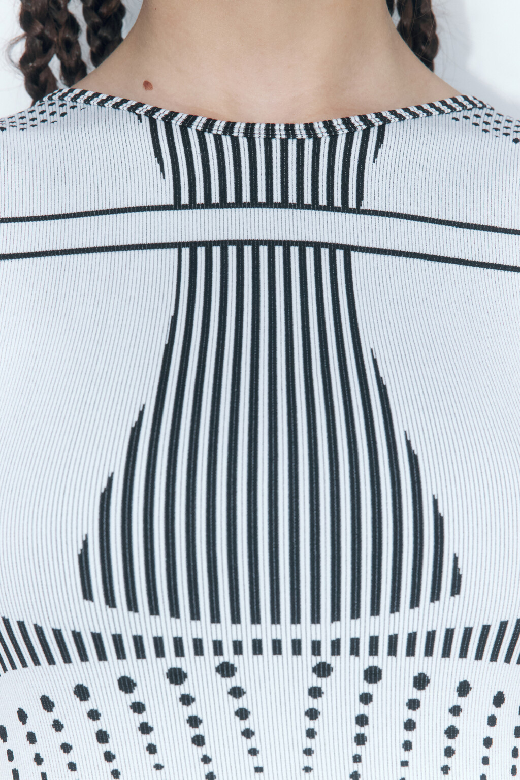 Платье-футляр мини облегающее с принтом - цвет серый - 6