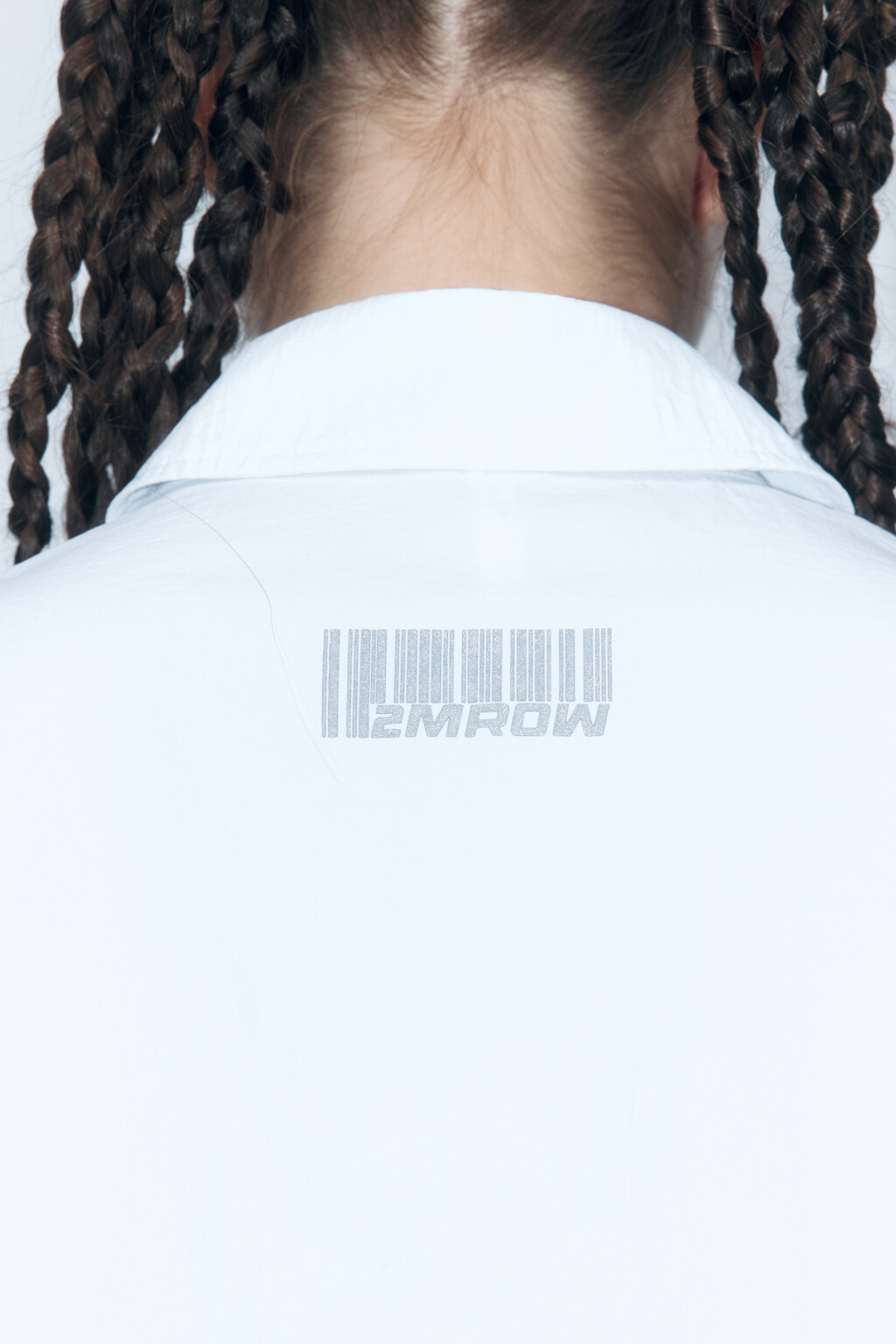 Рубашка oversize с короткими рукавами - цвет белый - 7