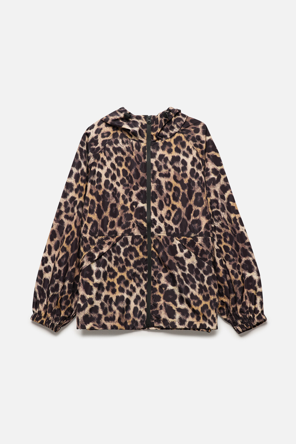 Куртка-ветровка с леопардовым принтом - цвет мультиколор - 10